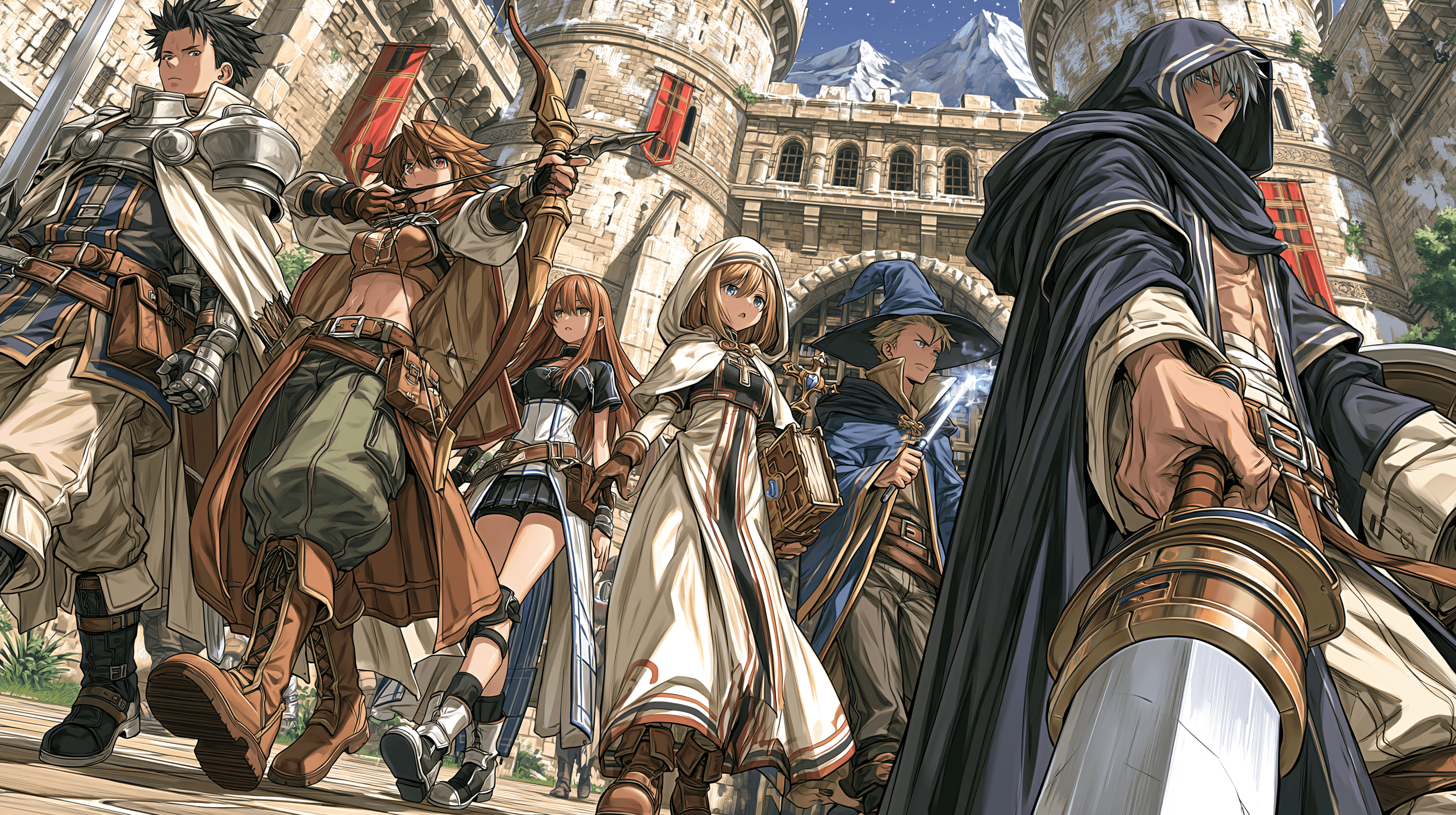 5V5 ARENA original fantasy-MMO feature art