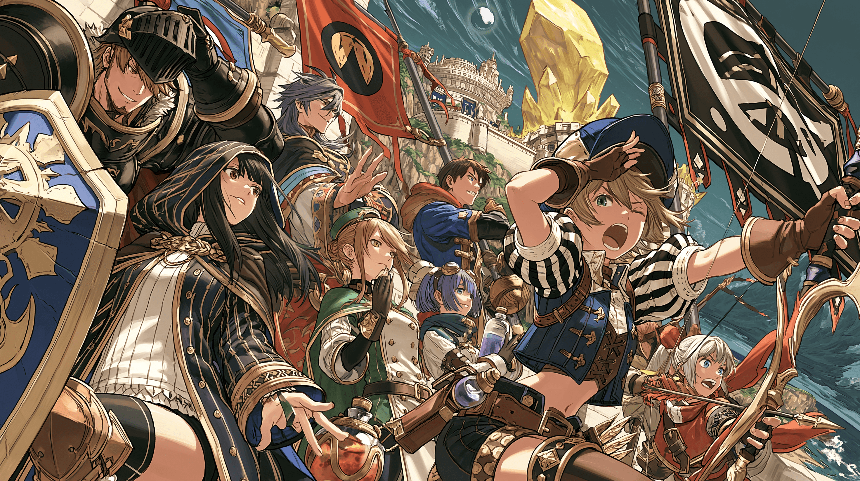 SEASONAL PVP original fantasy-MMO feature art